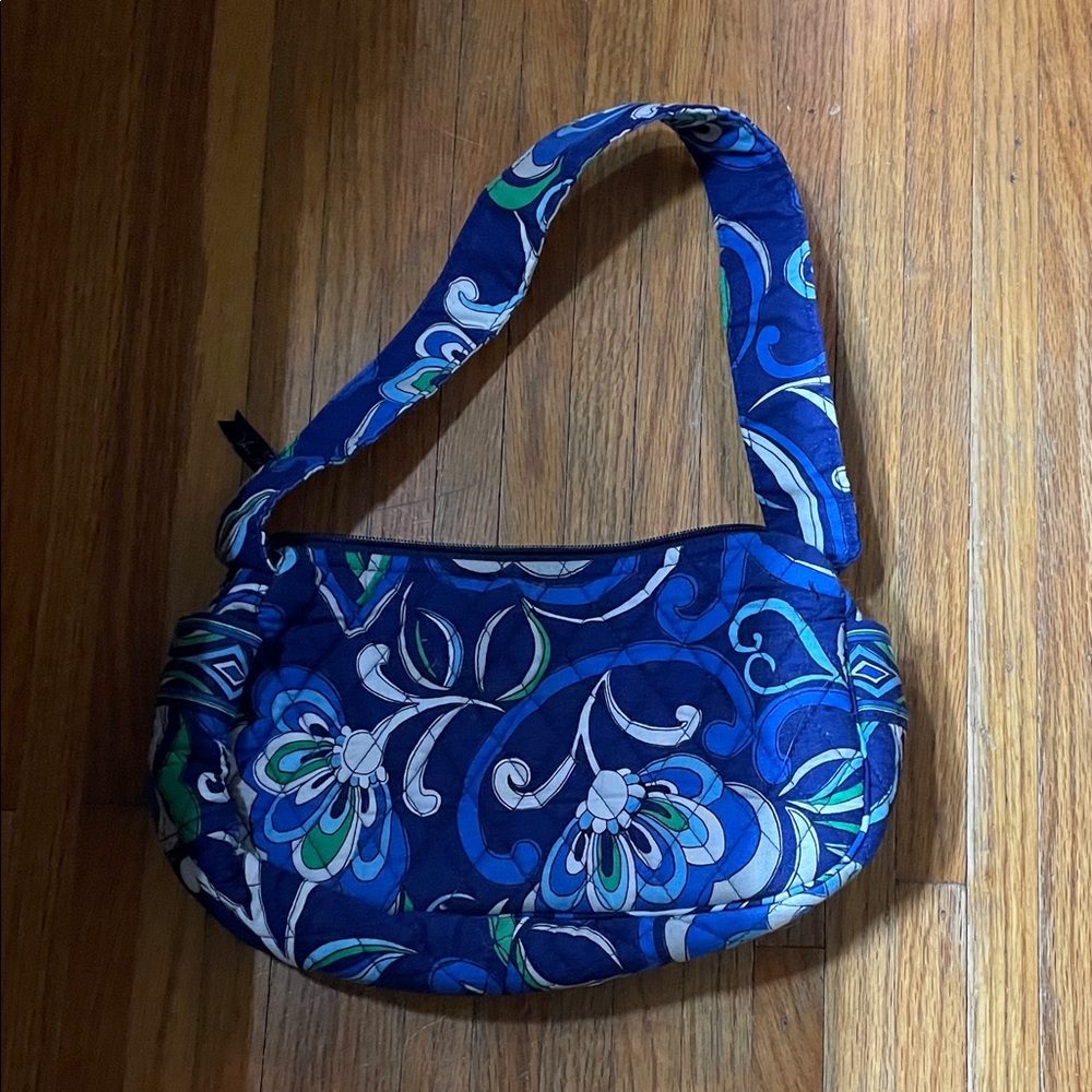 Vera Bradley Floral Blue Shoulder Bag